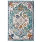 Safavieh Aria 5"1" x 7"6" Turquoise and Ivory Area Rug, , large