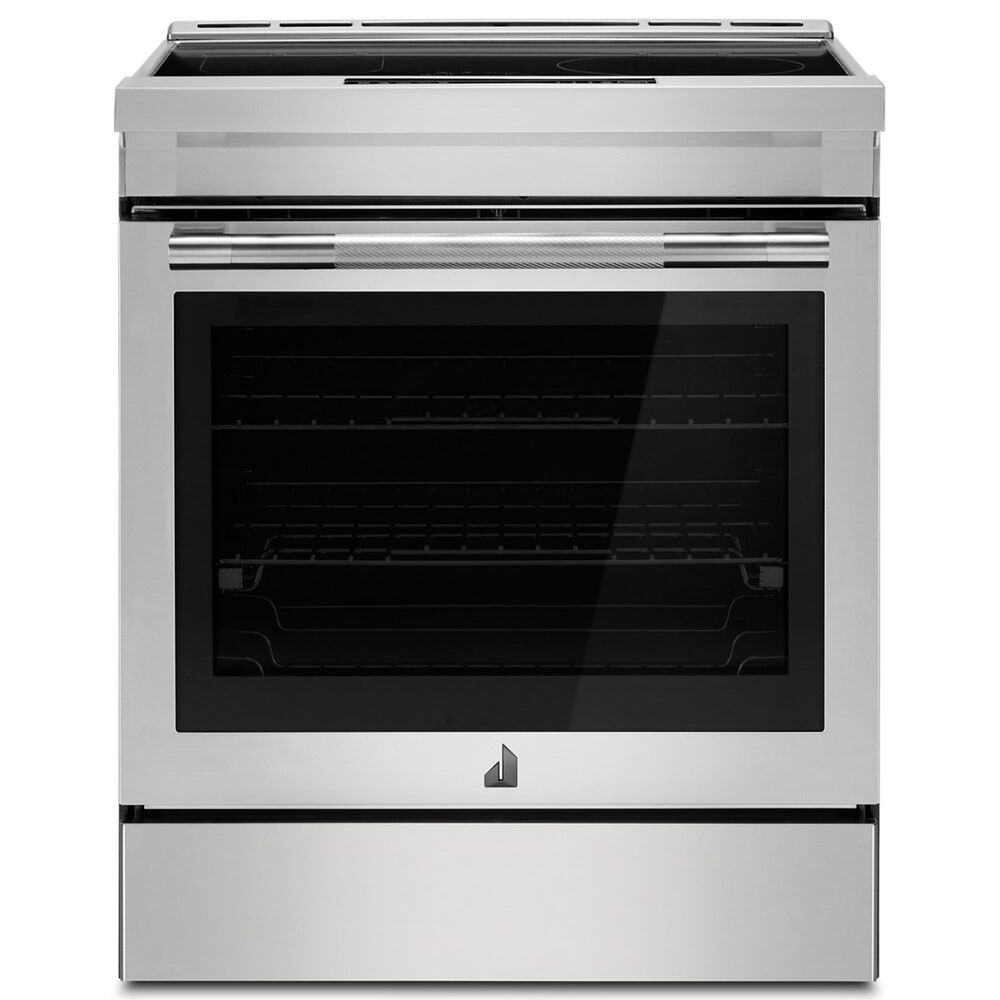 JennAir 6.2 Cu. Ft. Slide-In Electric Induction Range in Stainless Steel and Black, , large