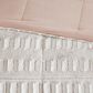 Hampton Park Gia Back Print Long Fur 2-Piece Twin/Twin XL Comforter Mini Set in Blush, , large