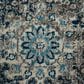 Amer Rugs Montana 7"6" Round Teal Area Rug, , large