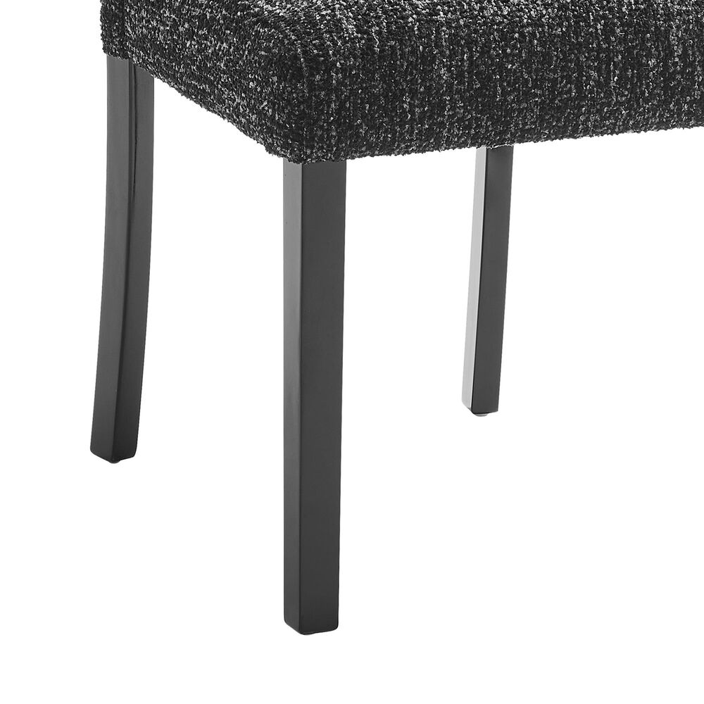 Modern Market Contemporary Dining Side Chair in Black Upholstery, , large