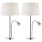 Lite Source Nanette Table Lamp in Brushed Nickel (Set of 2), , large