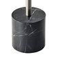 Adesso Blythe End Table in Black and Silver, , large