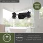 Vaxcel Beloit 2-Light Bathroom Vanity in Matte Black, , large