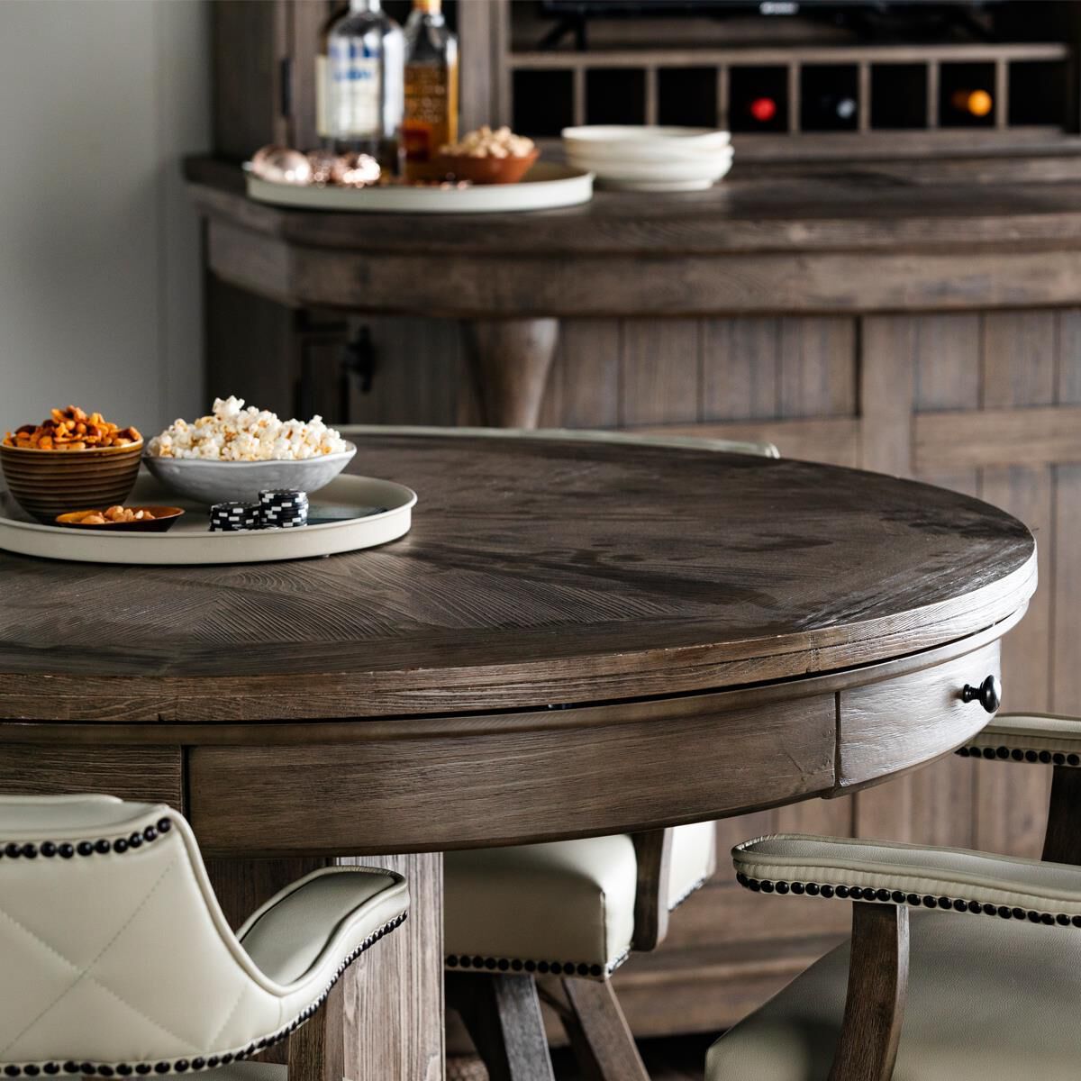 Round game shop table