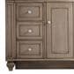 James Martin Vanities Bristol 30" Single Bathroom Vanity in Whitewashed Walnut with Single Hole 3 cm White Zeus Quartz Top and Rectangular Sink, , large