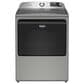 Maytag 7.4 Cu. Ft. Smart Front Load Electric Dryer with Extra Power in Classic Silver, , large
