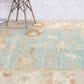 Amer Rugs Bohemian 5"1" x 7"6" Aqua Beige Area Performance Rug, , large