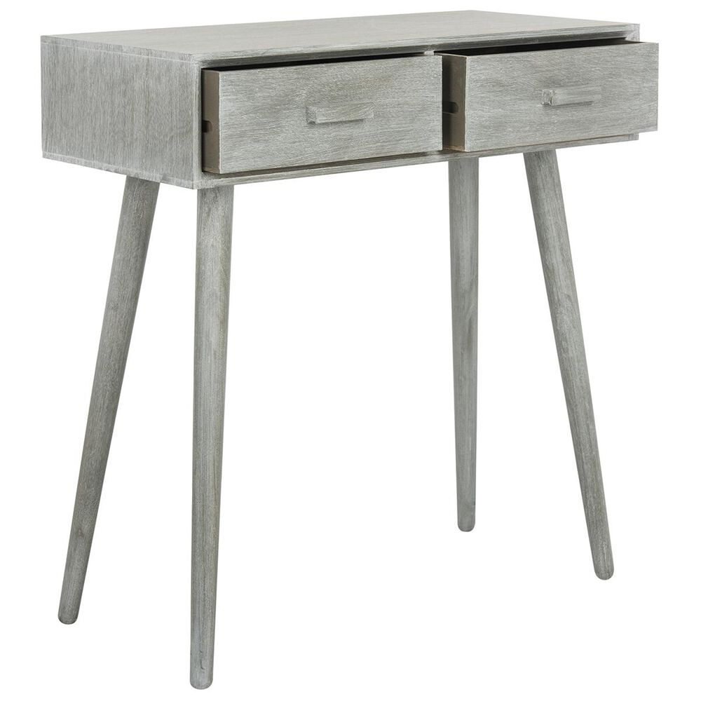 Safavieh Dean 2-Drawer Console Table in Slate Grey, , large