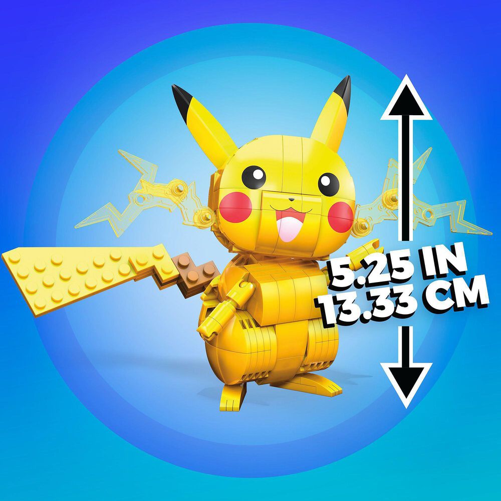 Pokemon Mega Construx Pokemon Pikachu Building Set, , large