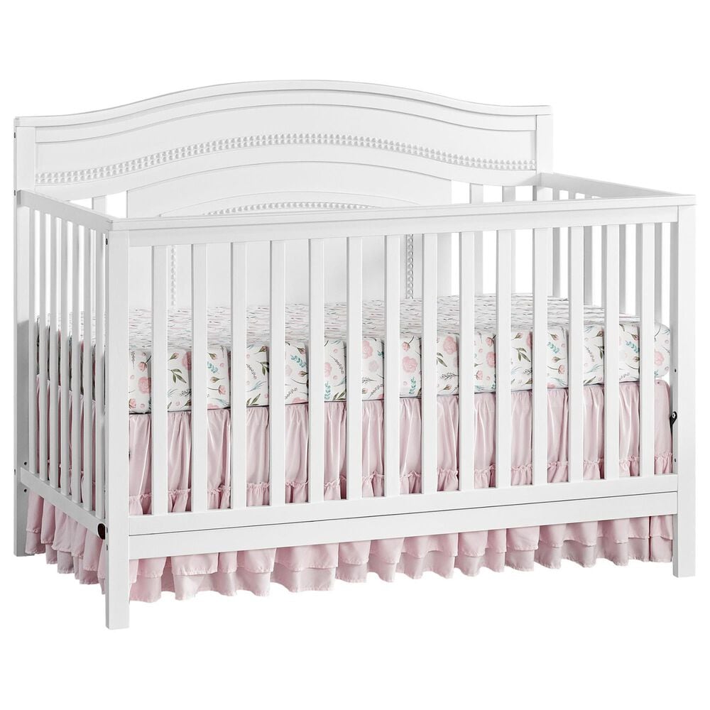 Oxford Baby Briella 4-In-1 Convertible Crib in White, , large