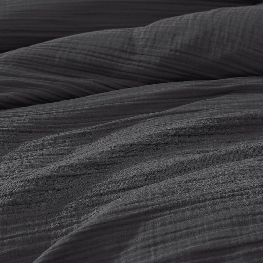 Hallmart Collectibles Daniel Gauze 3-Piece King Comforter Set in Graphite, , large