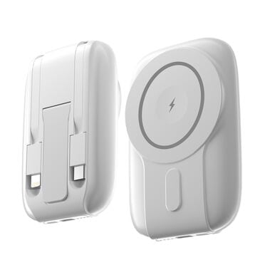 POM Gear MAG Power+ 10000mAh Power Bank in White, , large