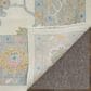 Feizy Karina 9"6" x 13"6" Ivory, Gray, Orange and Blue Area Rug, , large