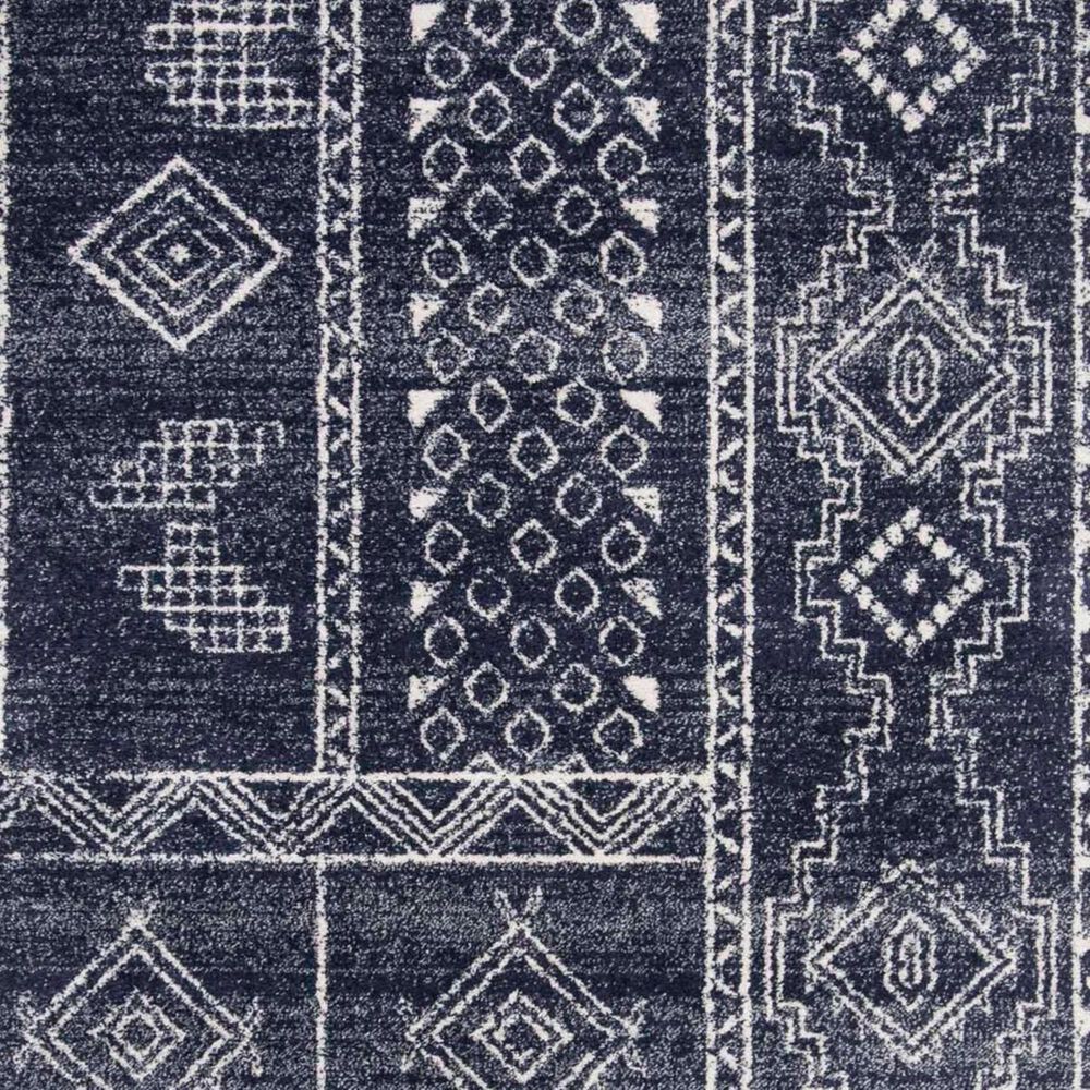 Safavieh Adirondack ADR206N 3&#39; x 5&#39; Navy and Silver Area Rug, , large