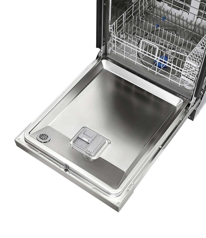 Midea 24&quot; Built-In Pocket Handle Dishwasher in Stainless Steel, , large