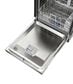 Midea 24" Built-In Pocket Handle Dishwasher in Stainless Steel, , large