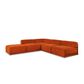 Jonathan Louis Oakley 5-Piece Stationary Sectional in Lovely Russett, , large