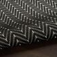 Nourison Horizon HOZ02 Black 10" x 14" Indoor/Outdoor Area Rug, , large