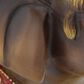 Maple and Jade 18" Elephant Decorative Sculpture in Brown, Gold, Green, Red and Blue, , large