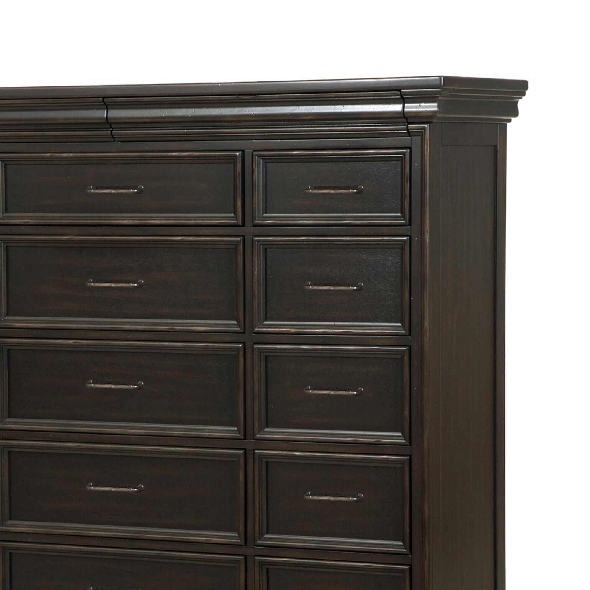 at HOME Caldwell Master Chest in Dark Expresso | Nebraska