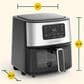Cuisinart 6-Quart Basket Air Fryer in Black Stainless, , large