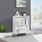 Valor Living Ace 2-Shelf Storage Bookcase in White, , large
