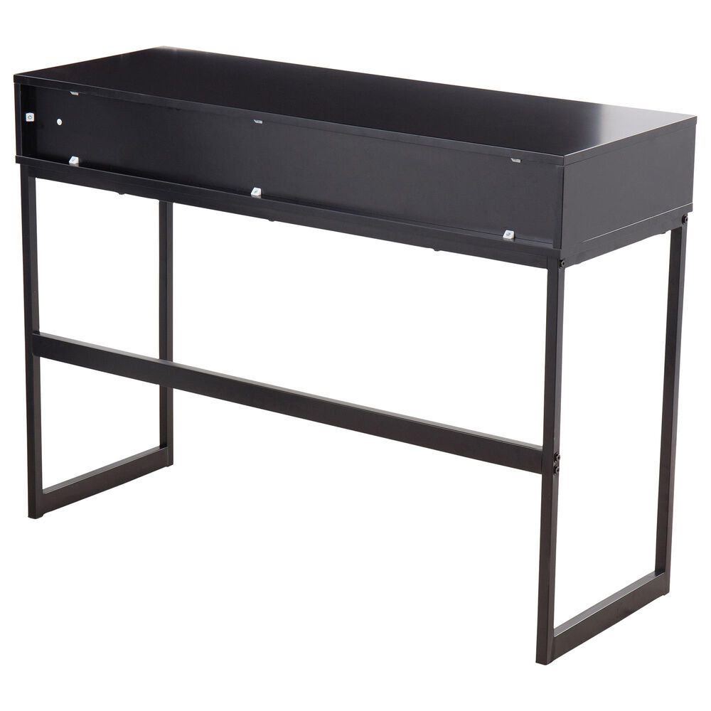 Lumisource Franklin Console Table in Black, , large