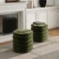Jennifer Taylor Home Fuji Storage Ottoman in Olive Green, , large