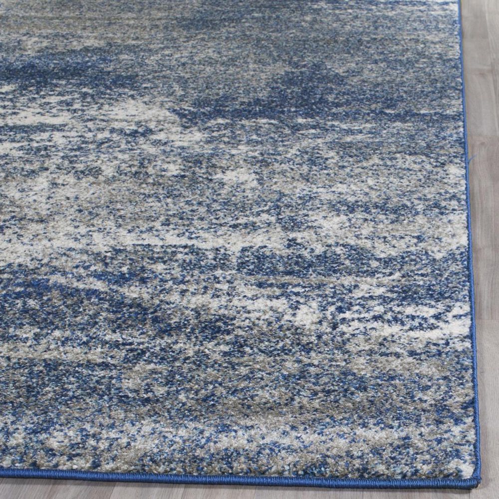 Safavieh Evoke EVK272A-5SQ 5&#39;1&quot; Square Navy/Ivory Area Rug, , large