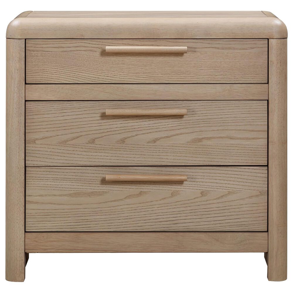 Urban Home Furano King Upholstered Bed and Two Nightstands in Ginger and Burn, , large
