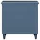 Hearth and Haven 3-Drawer Nightstand with Smooth Gliding Rails in Blue, , large