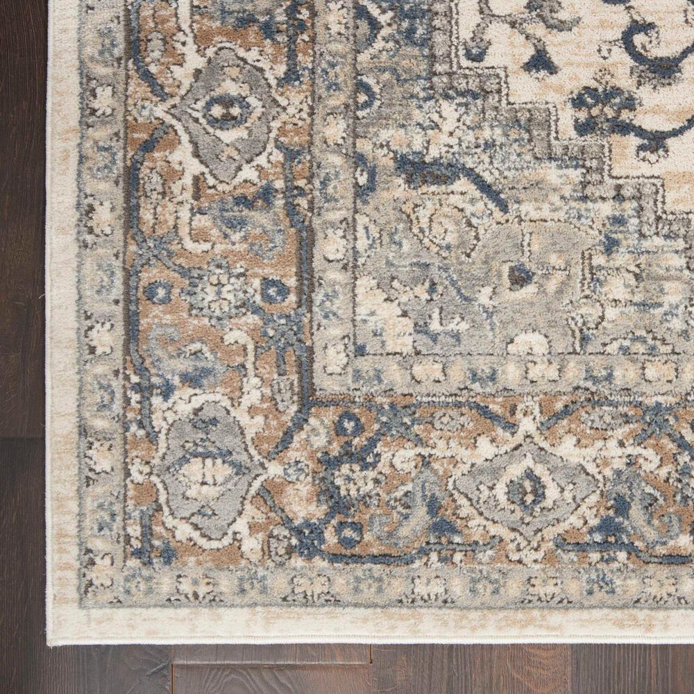 Nourison Quarry 7&#39;10&quot; x 9&#39;10&quot; Ivory and Grey Area Rug, , large