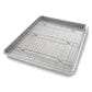 USA Pan Half Sheet Nonstick Cooling Rack and Pan Set, , large