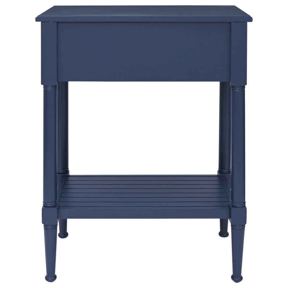 Linon Home Decor Seaboard Accent Table in Navy, , large