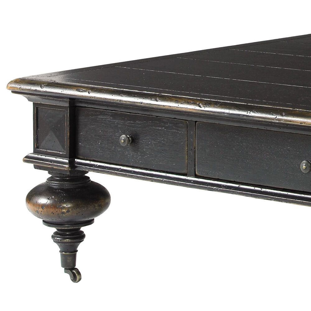 Century Monarch Grand Oak Cocktail Table in Ebonized Oak, , large