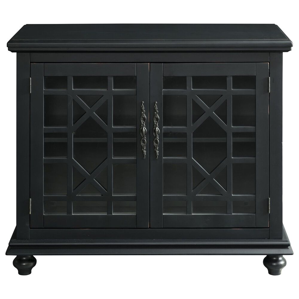 Forma &amp; Co Cassandra Small Spaces TV Stand in Antique Black, , large