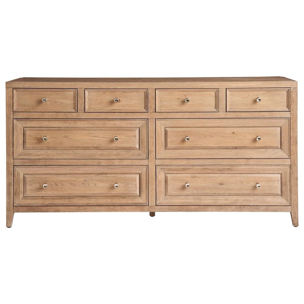 Universal Furniture Weekender 3-Piece King Panel Bedroom Set in Sand Dune and Natural, , large