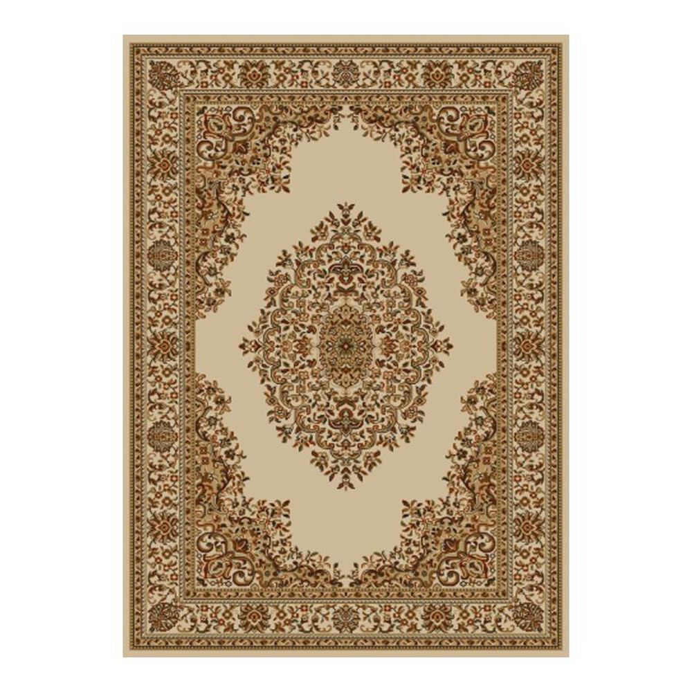 Radici USA Bergamo 1595 5'5" x 7'7" Ivory Area Rug, , large
