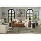 Nourison Garden Oasis GOA02 Ivory and Green 5" x 7" Indoor/Outdoor Area Rug, , large