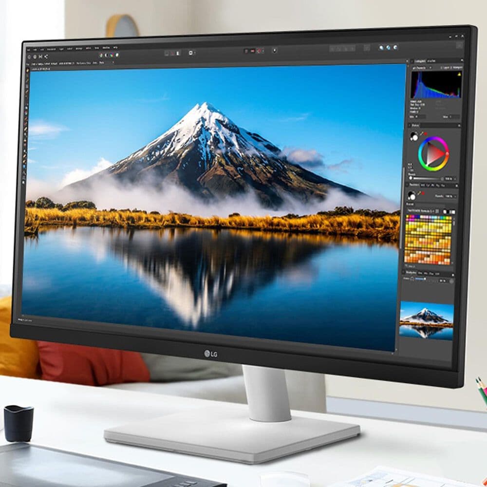 LG 27&quot; UltraFine 4K UHD IPS HDR10 Monitor in White, , large