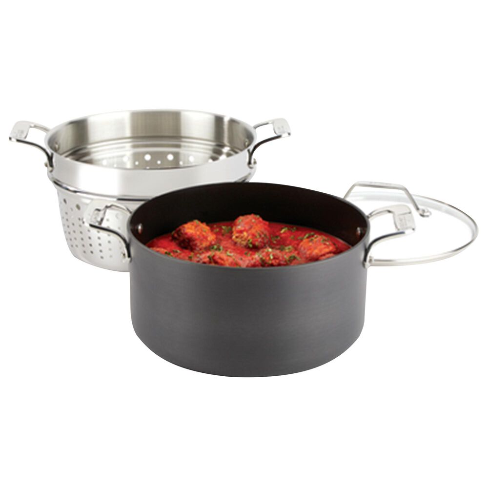 All-Clad 7 Qt Essentials Nonstick Multi-Pot in Black and Silver, , large