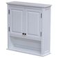 Timberlake Dorset 29" Dorset Over Toilet Hutch with Mixed Storage in White, , large