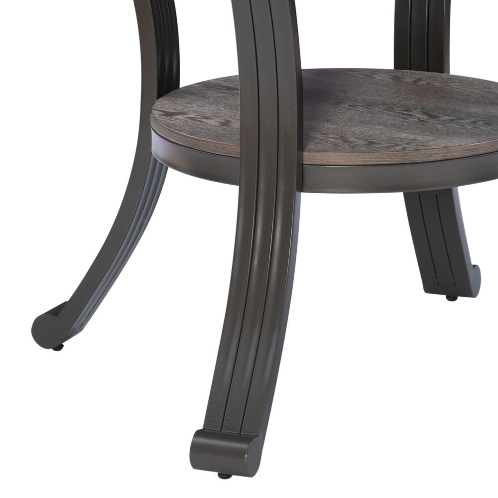 Linon Home Decor Franklin Dining Table in Pewter and Grey - Table Only, , large