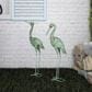 Maple and Jade Coastal Crane Garden Sculpture in Mint Green (Set of 2), , large