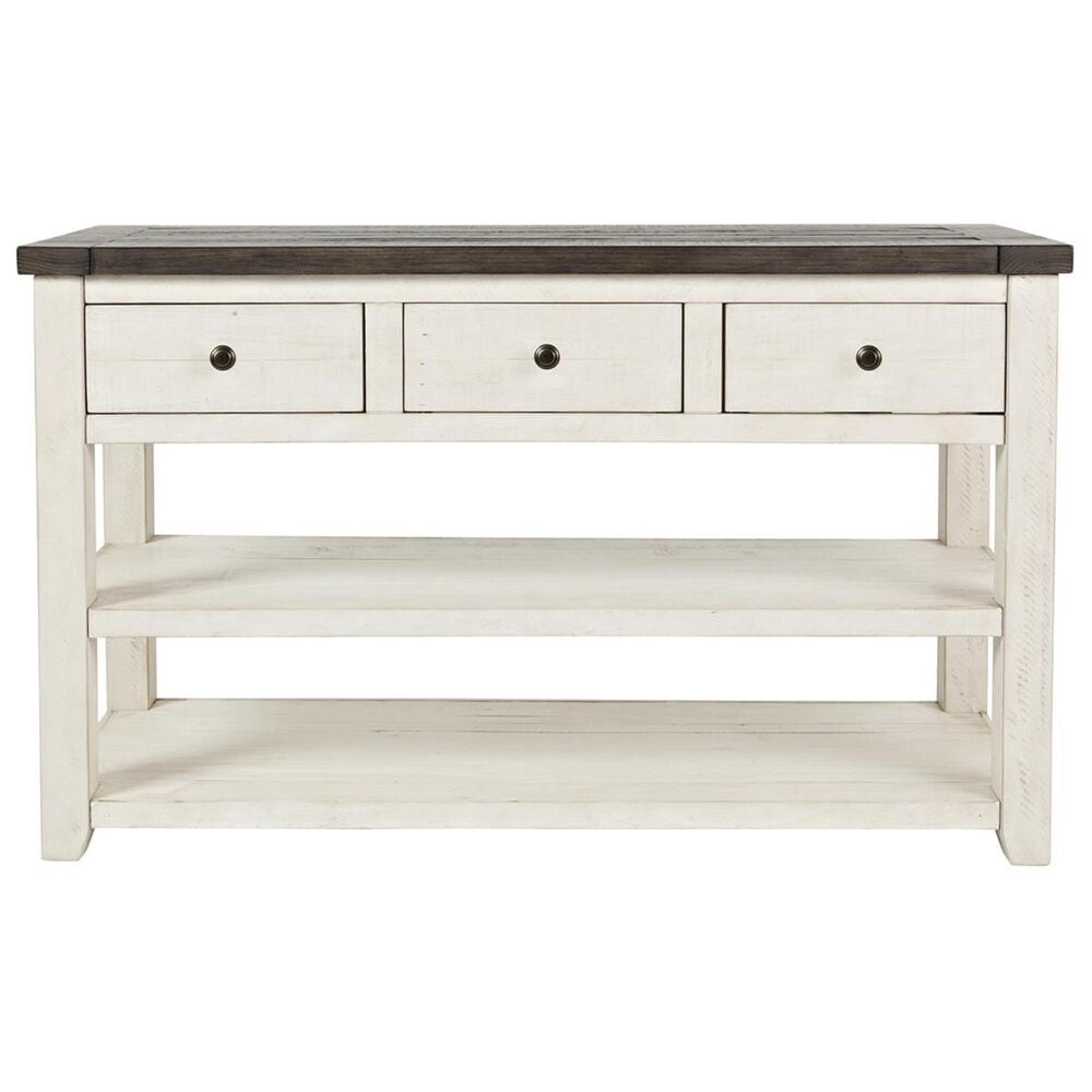 Waltham Madison County Sofa Table in Vintage White, , large