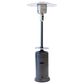 Az Patio Heaters 87" Patio Heater with Table in Hammered Silver, , large
