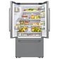 Samsung Bespoke AI 29 Cu. Ft. French Door Refrigerator with Zero Clearance Fit and Dual Auto Ice Maker in Fingerprint Resistant Stainless Steel, , large