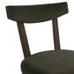 Linon Home Decor Ballard Side Chair with Green Cushion in Warm Maple Truffle, , large