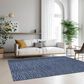 Dalyn Rug Company Laidley 9" x 12" Navy Indoor/Outdoor Area Rug, , large